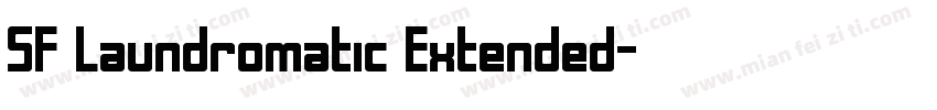SF Laundromatic Extended字体转换